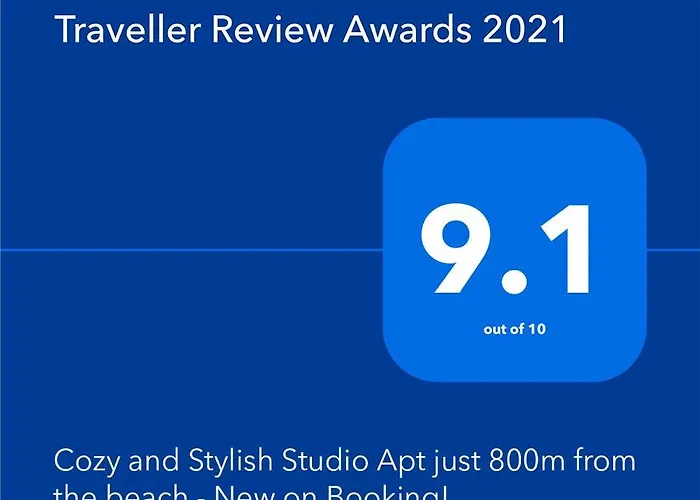 Cozy And Stylish Studio Apt - Just 800M From The Beach *